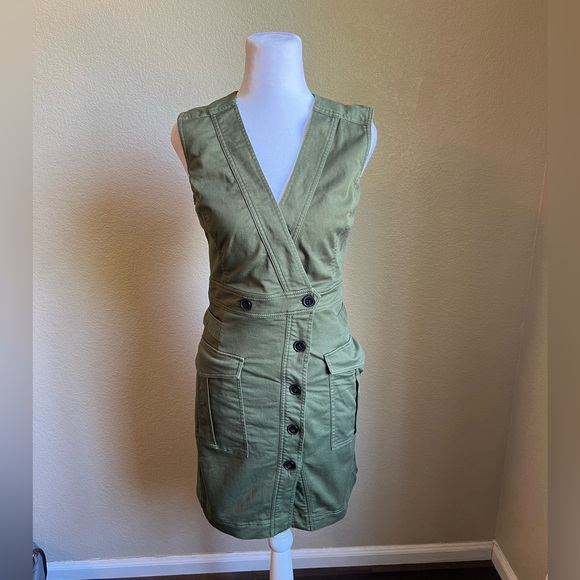 10 Crosby Derek Lam Dresses & Skirts - DEREK LAM 10 CROSBY Green Utility cargo mini dress | 00